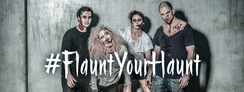 People dressed as zombies