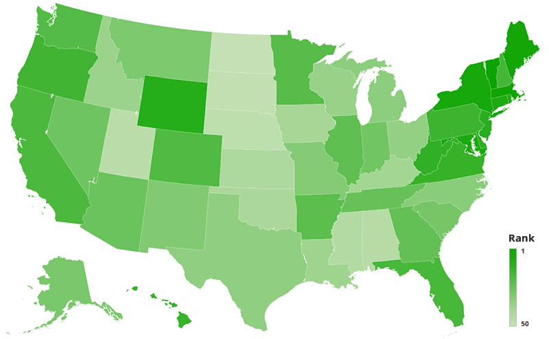 Heatmap of which states are using their quarantine time for imrpoving their education
