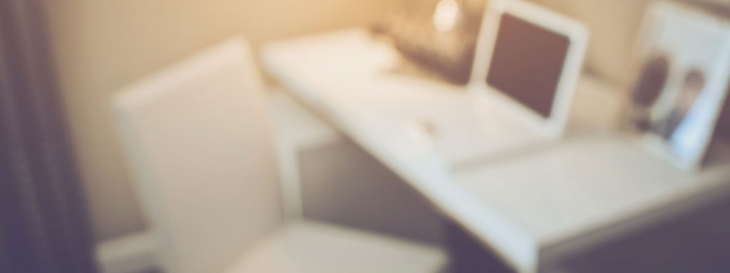 Photo of a laptop on a desk