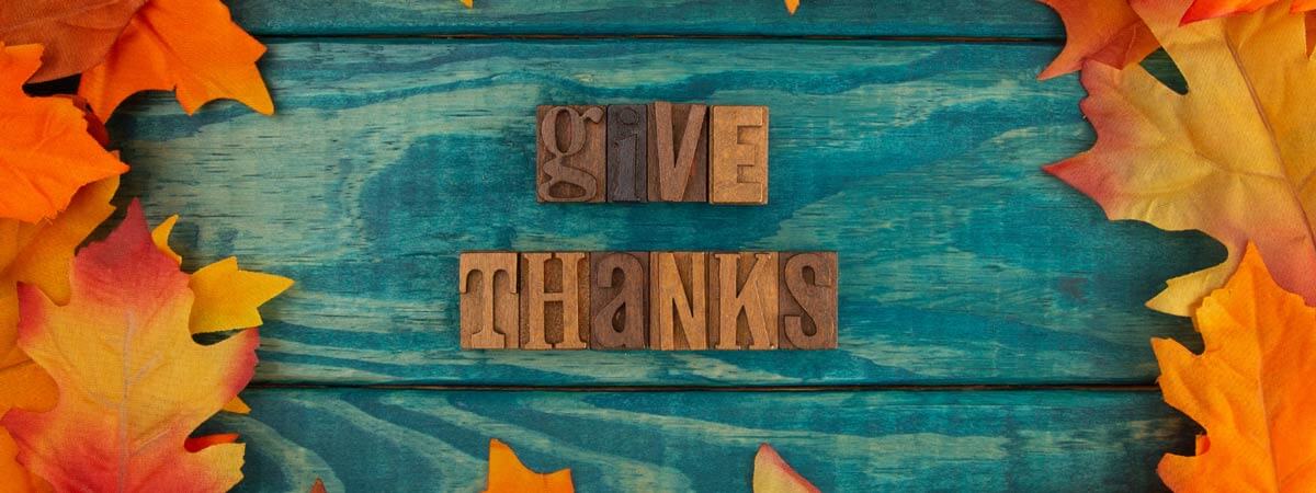 Give thanks
