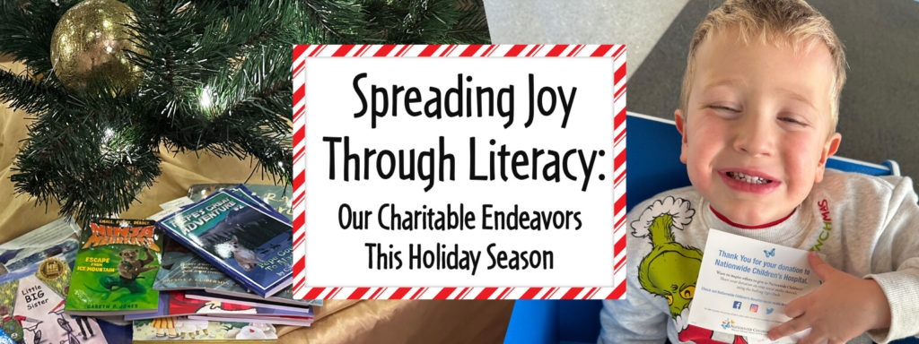 Spreading Joy Through Literacy: Our Charitable Endeavors This Holiday Season